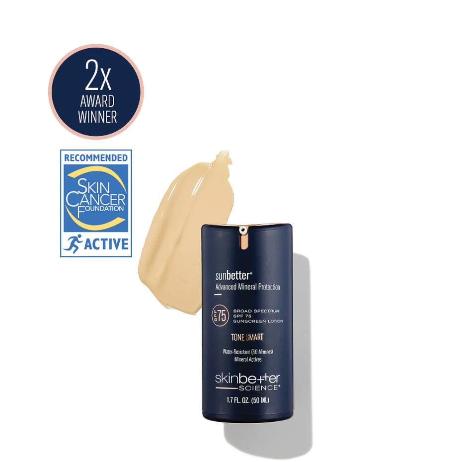 SB sunbetter TONE SMART SPF 75 Sunscreen Lotion